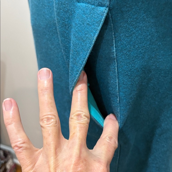 Merrell sz M blue green soft turtleneck hiking/ camping dress - Picture 3 of 7